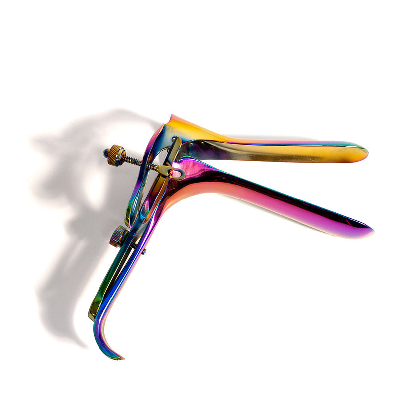 Black Label - Cusco Speculum - Rainbow Stainless Steel-Erotiekvoordeel.nl