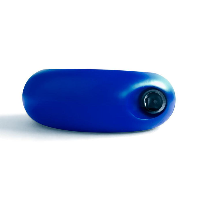 Black Label - Donut Ballstretcher - 20 x 35 mm - RVS - Mat Blauw-Erotiekvoordeel.nl