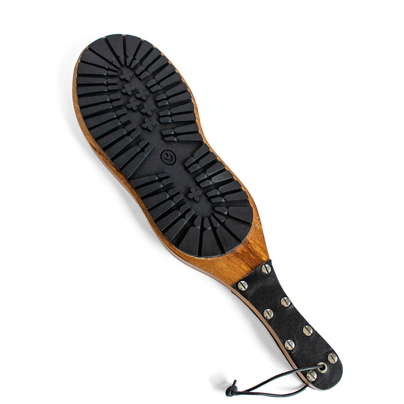 Black Label - Paletta in legno con suola da scarpa - Erotiekvoordeel.nl