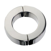 Black Label - Anneau pénien magnétique articulé - Acier inoxydable - Erotiekvoordeel.nl