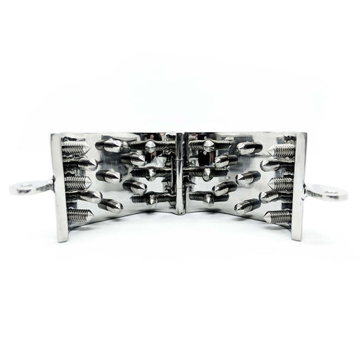 Black Label - Ball Stretcher ovale à pointes - Avec pointes à l'intérieur - 52 x 25 mm-Erotiekvoordeel.nl