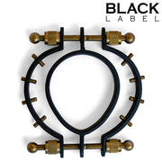 Black Label - Pussy Clamp 2.0 - Vagina Clamp with Spikes - Black/Gold-Erotiekvoordeel.nl