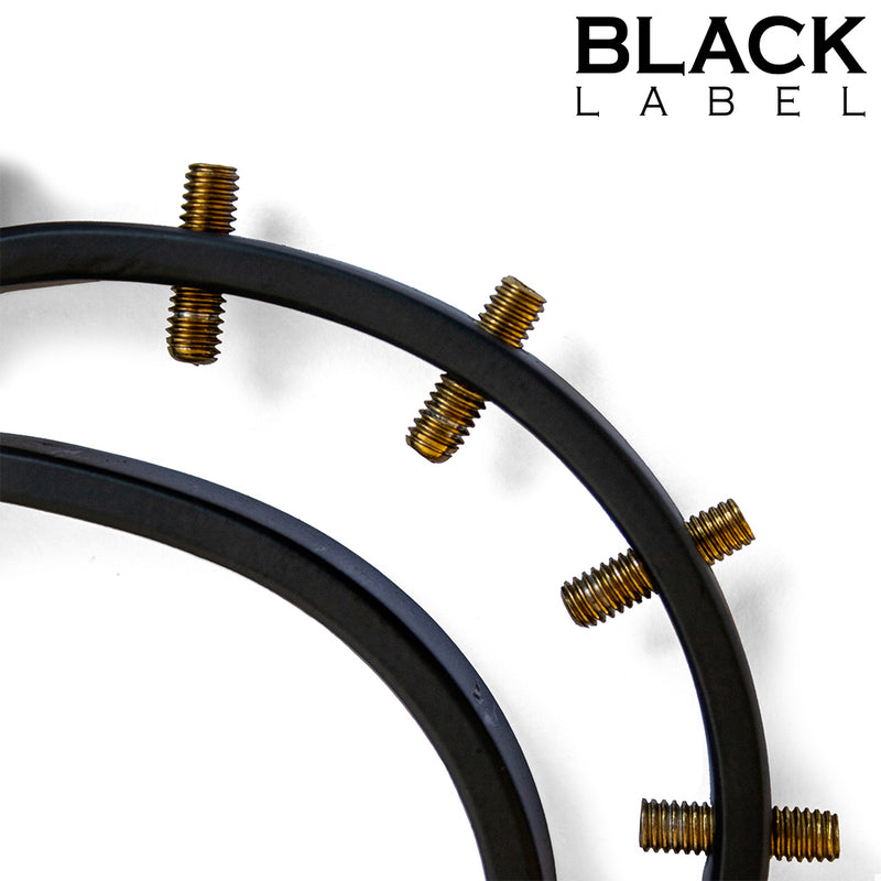 Black Label - Pussy Clamp 2.0 - Vagina Clamp with Spikes - Black/Gold-Erotiekvoordeel.nl