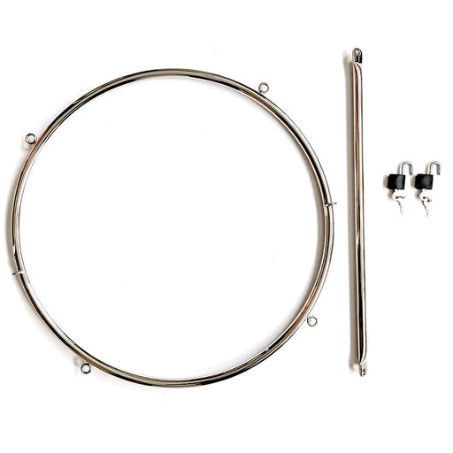 Black Label - Stainless Steel Bondage Ring with Removable Rod-Erotiekvoordeel.nl