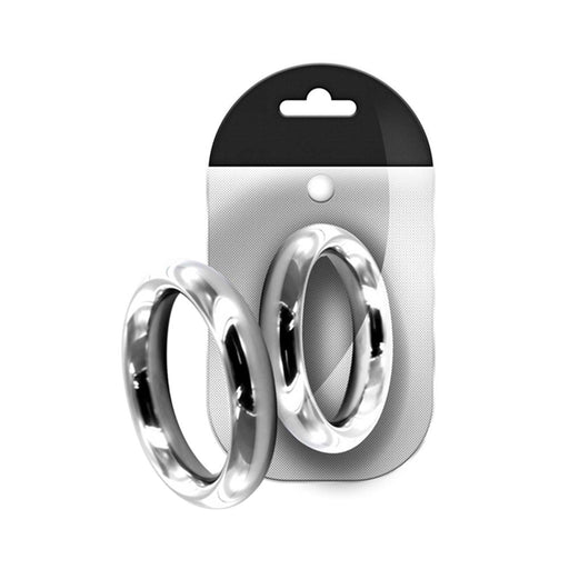 Black Label - Stainless Steel Donut Cock Ring - Erotiekvoordeel.nl