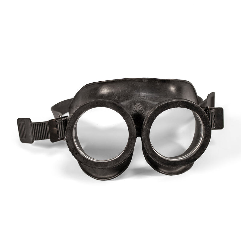 Black Label - Lunettes d'armée en caoutchouc - Accessoire fétiche et caoutchouc - Noir-Erotiekvoordeel.nl