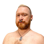 Black Label - SUB - Medaglietta fetish kink - Collare da giorno - Erotiekvoordeel.nl