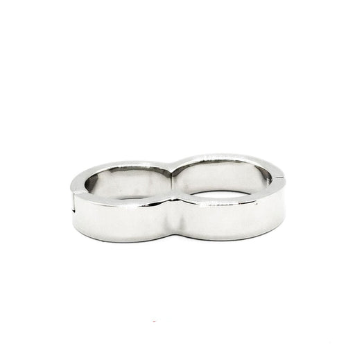 Black Label - Super 8 - Cock Ring and Scrotum Ring - Stainless Steel-Erotiekvoordeel.nl