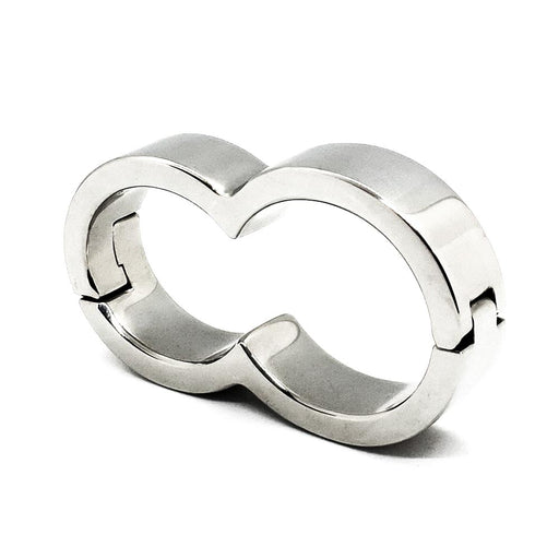 Black Label - Super 8 - Cock Ring and Scrotum Ring - Stainless Steel-Erotiekvoordeel.nl