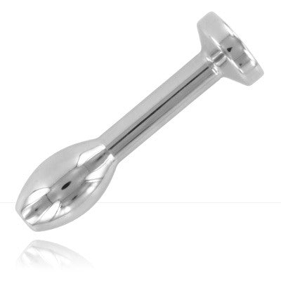 Black Label - Teardrop - Plug pénien - Acier inoxydable - Erotiekvoordeel.nl