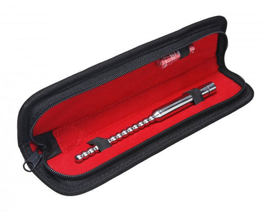 Black Label - The Beaded - Sonido vibratorio - Acero inoxidable - 190 x 5-7 mm - Erotiekvoordeel.nl
