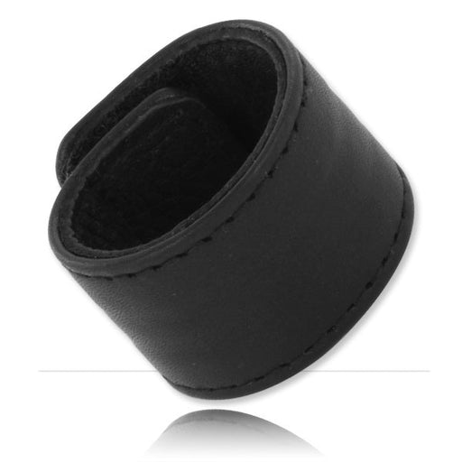 Black Label - Velcro Leather Ball Stretcher 25 mm. Wide-Erotiekvoordeel.nl