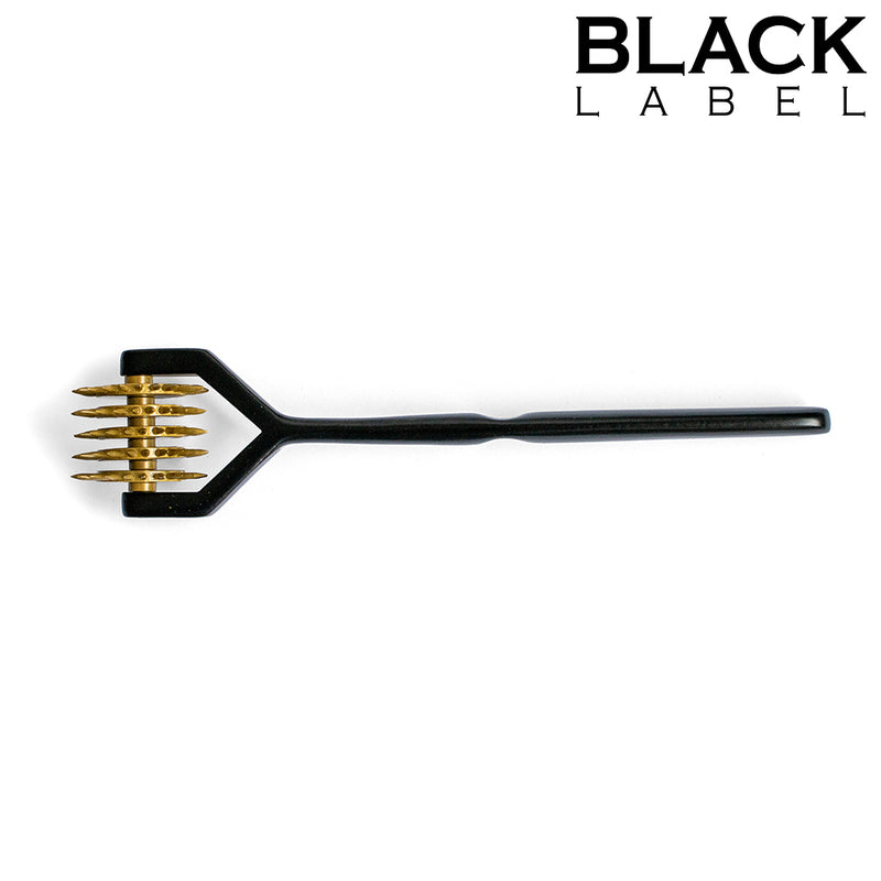 Black Label - Koło Wartenburga Z 5 Kółkami - Czarno-złote-Erotiekvoordeel.nl