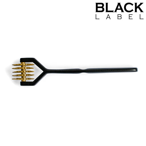 Black Label - Koło Wartenburga Z 5 Kółkami - Czarno-złote-Erotiekvoordeel.nl