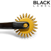 Black Label - Wartenburg Pinwheel Z 5 Kółkami - Czarny/Złoty - Erotiekvoordeel.nl