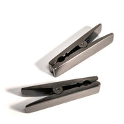 Black Label - Clothespin Nipple Clamps - Black Chrome-Erotiekvoordeel.nl