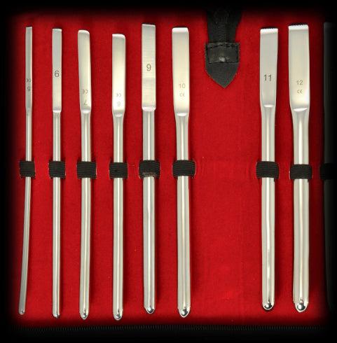 Black Line - 8 Pcs Stainless Steel Sounding Set 5-12 mm.-Erotiekvoordeel.nl