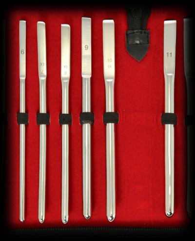 Black Line - Dilator set - 6 stuks - Diameters 6-11 mm-Erotiekvoordeel.nl