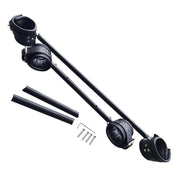 Black Line - Dubbele Bondage Spreidstang met Boeien - Zwart-Erotiekvoordeel.nl