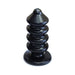 Black Line - The Anal Destroyer - Geribbelde Buttplug - Anaal Dildo - Zwart-Erotiekvoordeel.nl