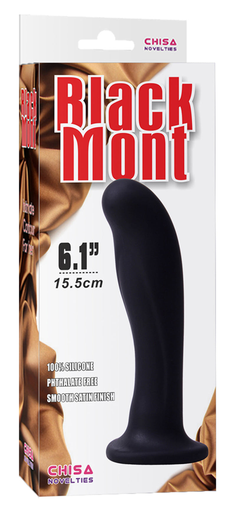 Black Mont - Back Amor - Buttplug - Zwart-Erotiekvoordeel.nl
