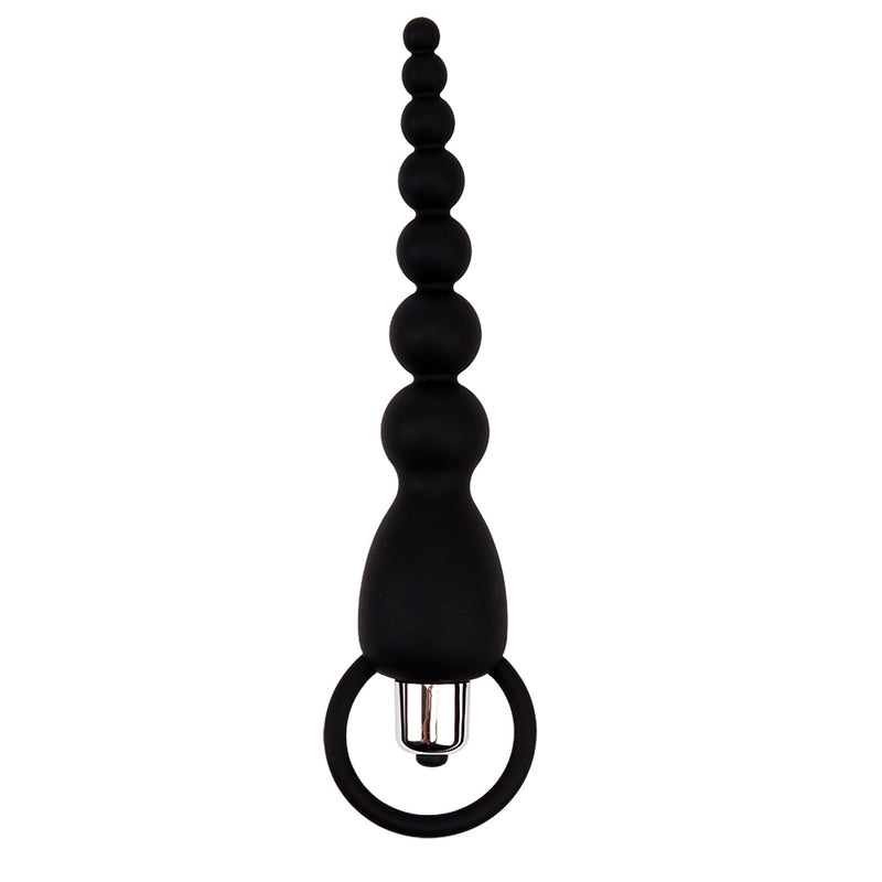 Black Mont - Elite Power Beads - Vibrerende Anaal Kralen - Zwart-Erotiekvoordeel.nl