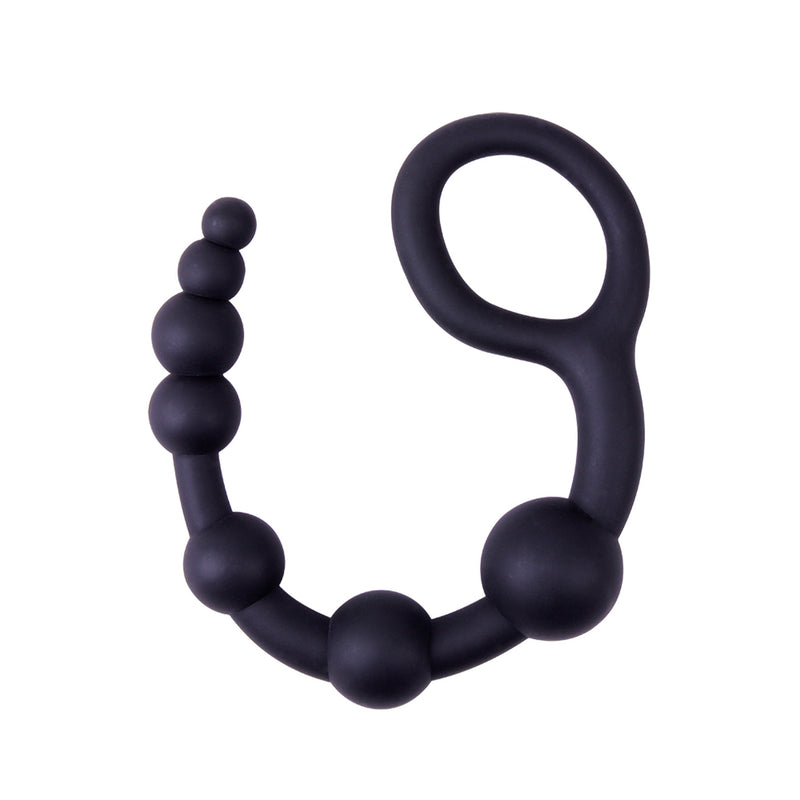 Black Mont - Power Boyfriend Beads - Anaal Kralen - Zwart-Erotiekvoordeel.nl