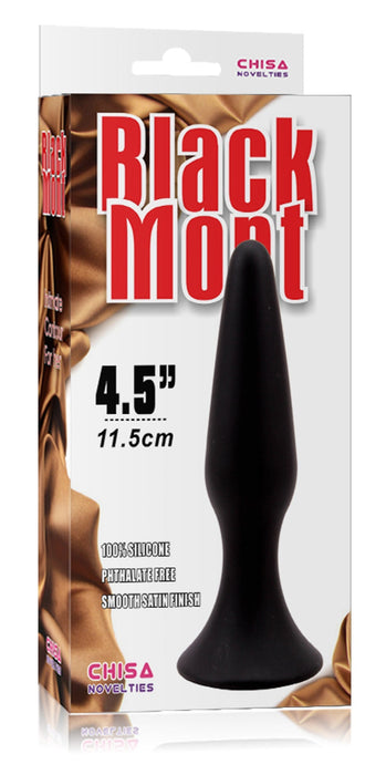 Black Mont - Siliconen Anaal Plug - Large-Erotiekvoordeel.nl