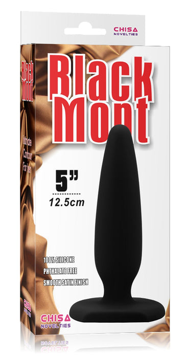 Black Mont - Siliconen Anaal Plug - XL-Erotiekvoordeel.nl
