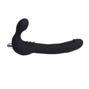Black Mont - Strap On Cavalier - Strap On Vibrator - Zwart-Erotiekvoordeel.nl