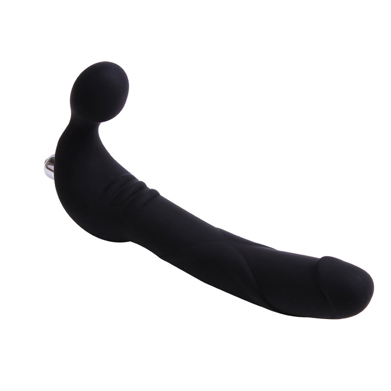 Black Mont - Strap On Cavalier - Strap On Vibrator - Zwart-Erotiekvoordeel.nl