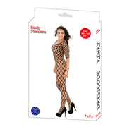 Body Pleasure - Catsuit - Temptation Tease - Zwart - One Size-Erotiekvoordeel.nl