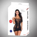 Body Pleasure - Mini Jurk- Sensual Seduction - Zwart - One Size-Erotiekvoordeel.nl