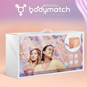 Bodymatch - Blayke - Bodysuit con pene in silicone integrato - Taglia unica - Colore pelle chiaro - Erotiekvoordeel.nl