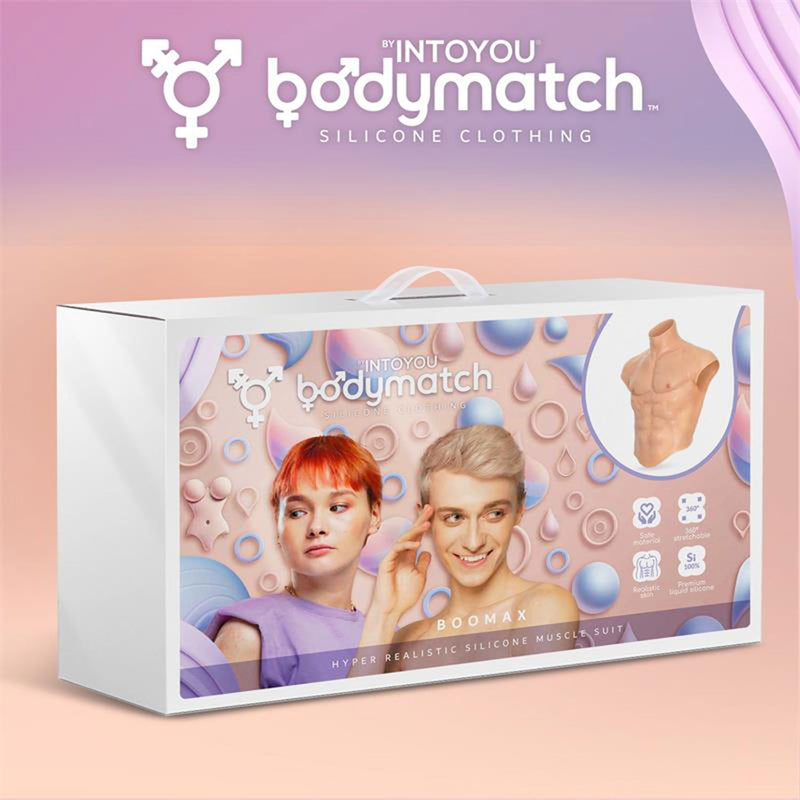 Bodymatch - Boomax - Hyper-Realistic Silicone Male Torso - Light Skin Tone - Erotiekvoordeel.nl