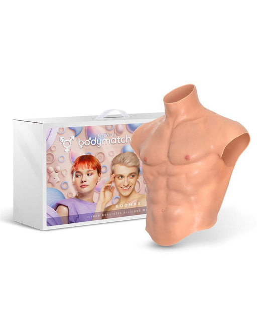 Bodymatch - Boomax - Hyperrealistic Silicone Male Torso - Light Skin Tone - Erotiekvoordeel.nl