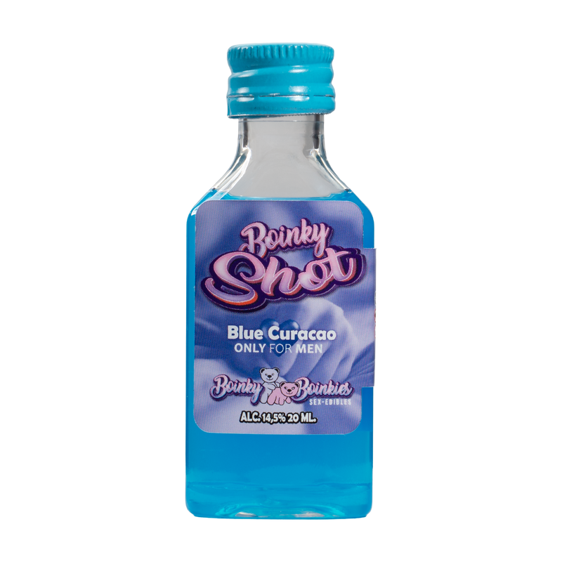 Boinky - Boinky Shots - Blue Curaçao - 14,5 % vol. - 10 x 20 ml - Erotiekvoordeel.nl