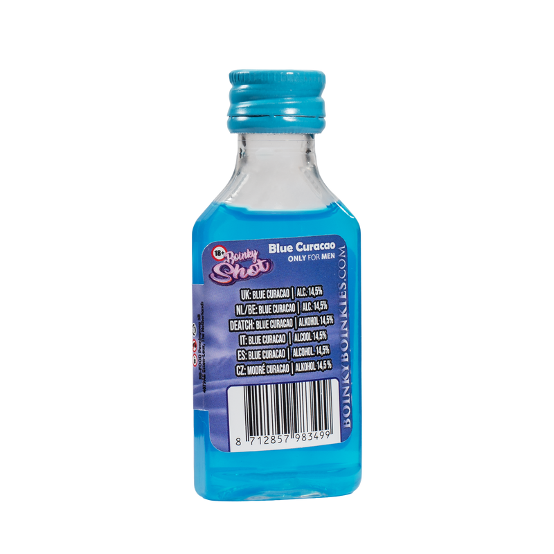 Boinky - Boinky Shots - Blue Curaçao - 14,5 % vol. - 10 x 20 ml - Erotiekvoordeel.nl