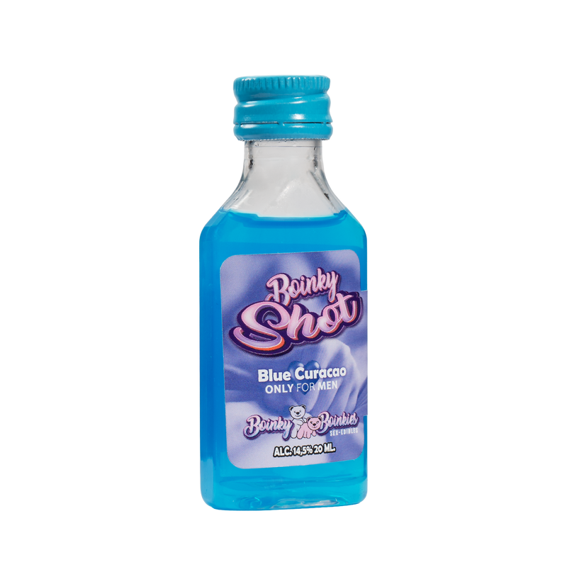 Boinky - Boinky Shots - Blue Curaçao - 14,5 % vol. - 10 x 20 ml - Erotiekvoordeel.nl