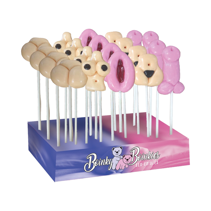 Boinky - Sucettes Sex Comic - Sucettes érotiques - 25 pièces - Erotiekvoordeel.nl