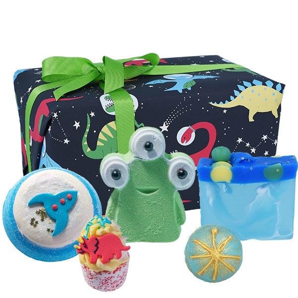Bomb Cosmetics - Dino-Mite - Geschenkset mit Badezusätzen - Handgegossene Seife - Badebomben - und mehr! - Erotiekvoordeel.nl