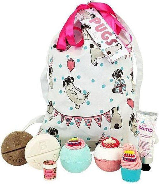 Bomb Cosmetics - Pugs & Kisses - Geschenkset Badproducten - Handgegoten Zeep - Bath Bombs - En Meer!-Erotiekvoordeel.nl