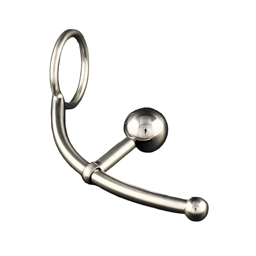 Perizoma bondage con anello da 40 mm e pallina da 30 mm in acciaio inossidabile regolabile - Erotiekvoordeel.nl
