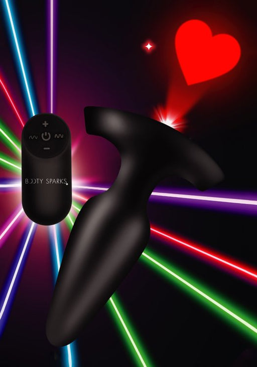 BootySparks - Heart Laser - Plug anale con proiezione laser - Erotiekvoordeel.nl