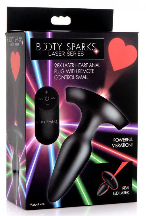 BootySparks Heart Laser Plug w. Remote-Erotiekvoordeel.nl