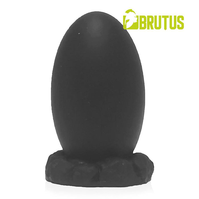 Brutus - Bum Buddy - Bacchus - Buttplug - Siliconen - Zwart - 4 maten-Erotiekvoordeel.nl