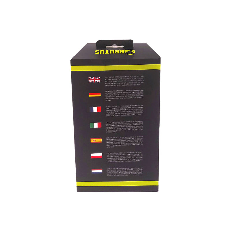 Brutus - Bum Buddy - Vulcan - Anaal Dildo - 5 maten - Liquid Siliconen - Zwart-Erotiekvoordeel.nl