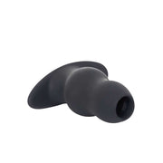 Brutus - Holle Buttplug - Ergo Bum - Silicone Tunnel Plug - Zwart - 3 maten-Erotiekvoordeel.nl