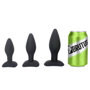 Brutus - Buttplug Set - Siliconen Anaal Pluggen - 3 stuks - Ass Plug Training Kit 3 Pcs.-Erotiekvoordeel.nl