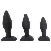 Brutus - Butt Plug Set - Silicone Anal Plugs - 3 pieces - Ass Plug Training Kit 3 Pcs.-Erotiekvoordeel.nl